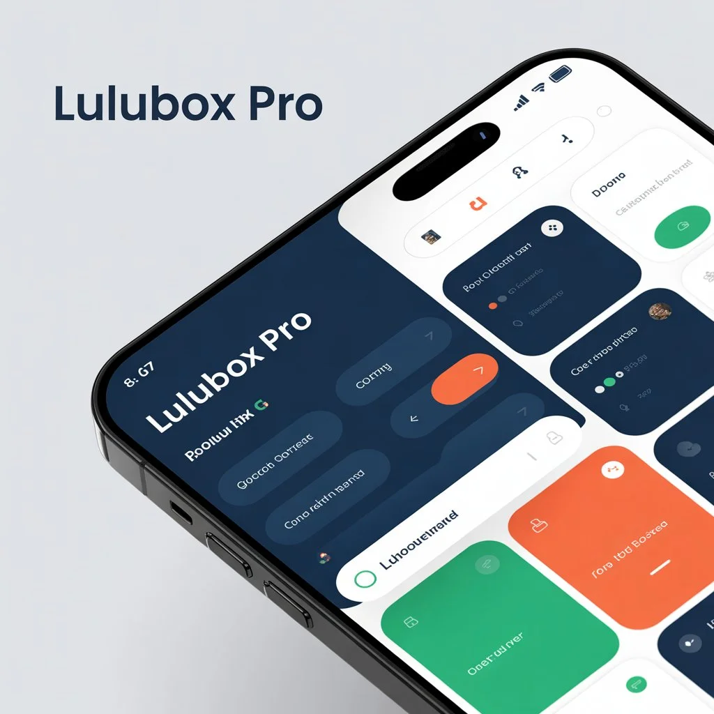 a modern mobile app interface design